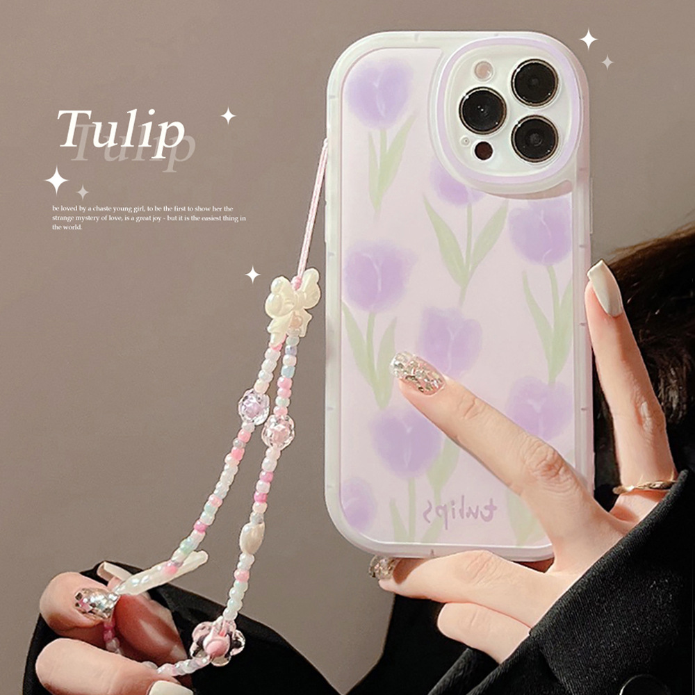 Phone Accessories Quotes - Funda de teléfono con flores de
