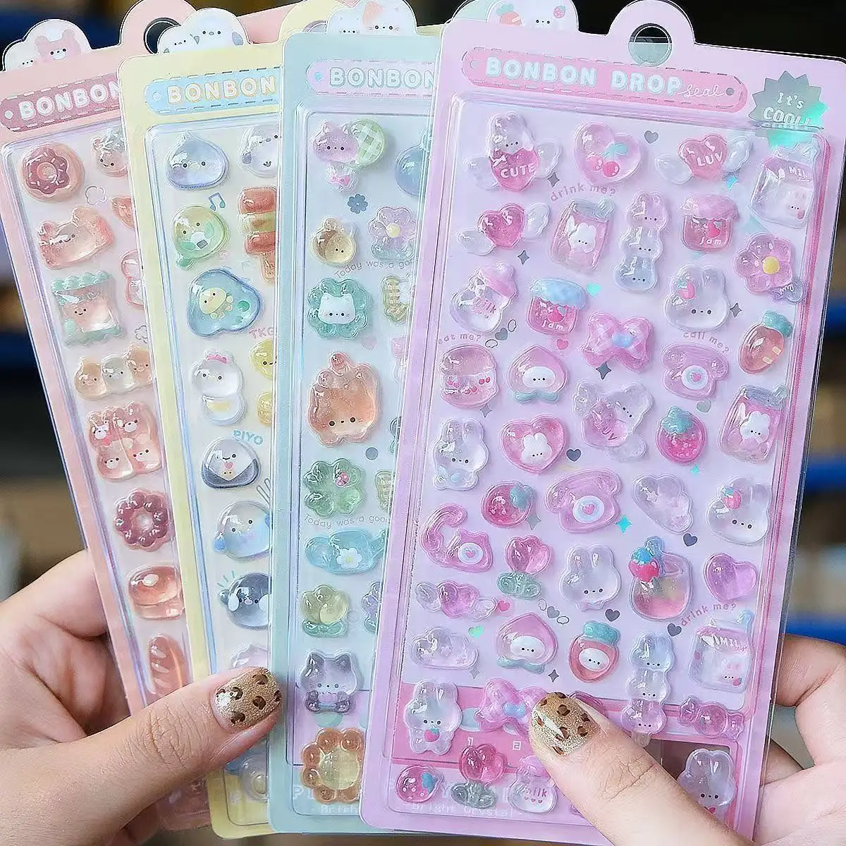 Phone Accessories Quotes - Pegatinas de Resina 3D Kawaii 2027,