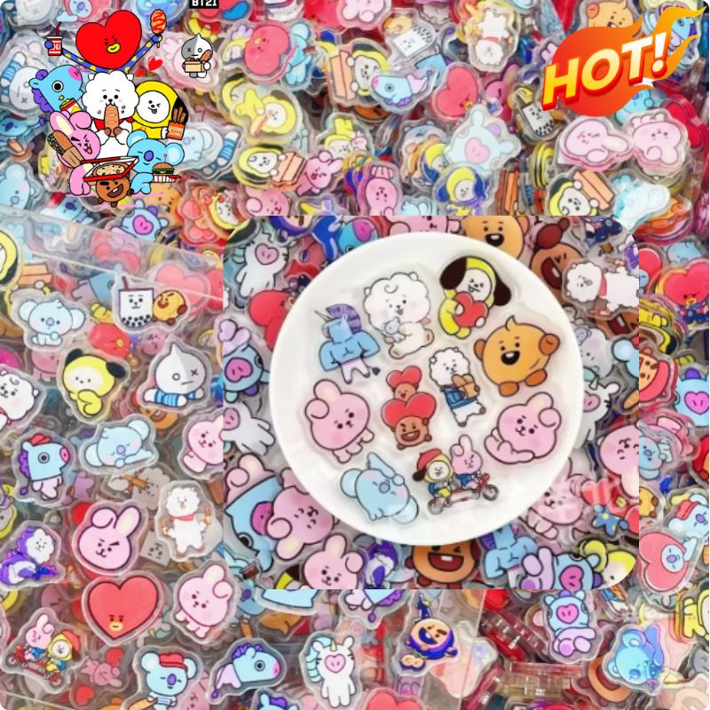 100 Mini Placas Acrílicas BT21 - Phone Accessories Toys reseña y precio