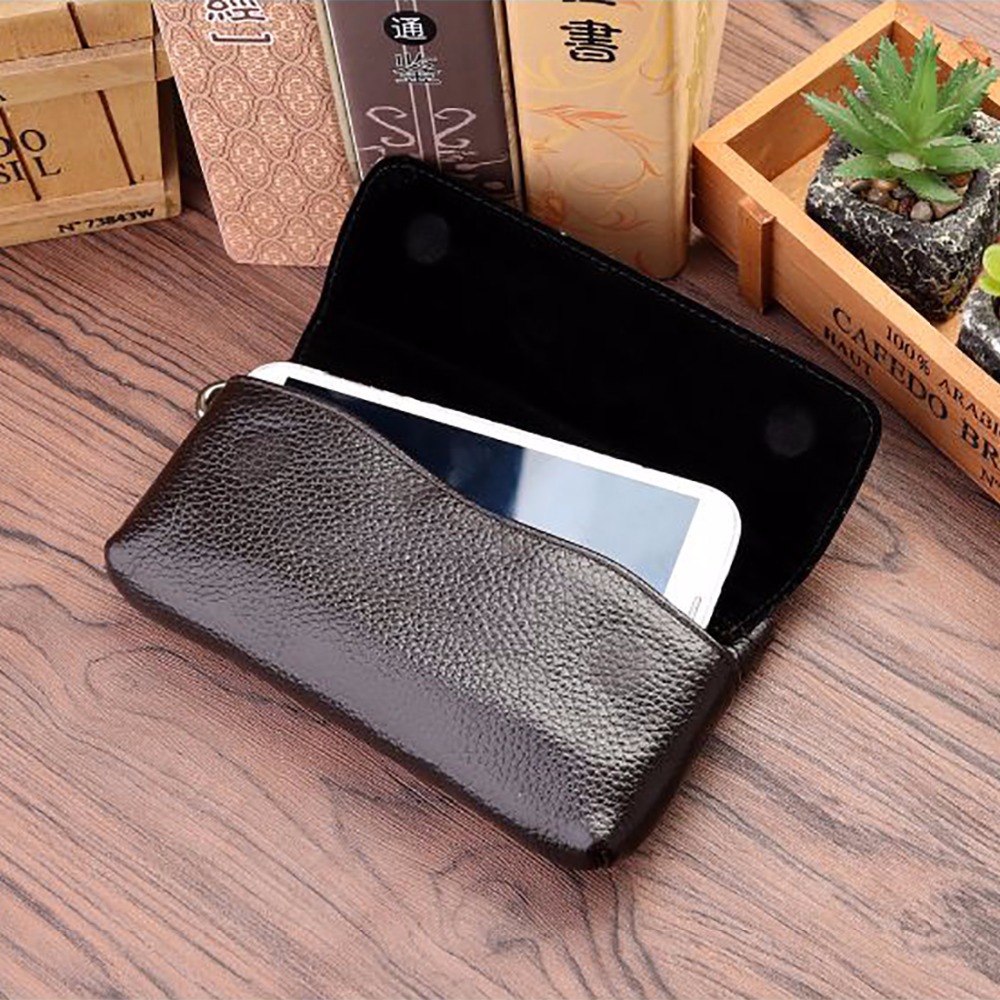 Riñonera de piel de vaca autén - Phone Accessories Men reseña y precio